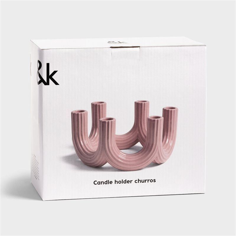 PORTAVELAS - & Klevering, Churros rosa