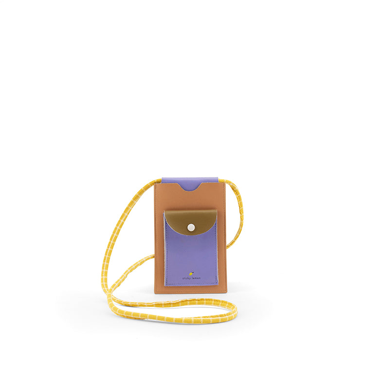 PHONE POUCH - Sticky Lemon, XL - Farmhouse Harvest Moon
