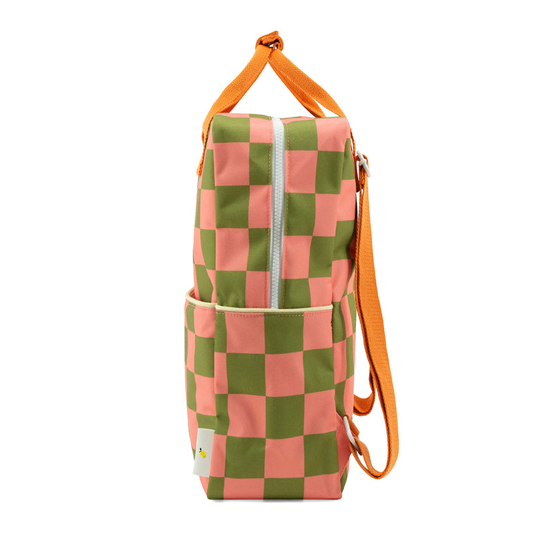 MOCHILA - Sticky Lemon, Checkerboard Sprout Green grande
