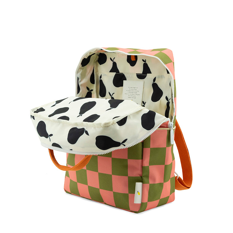 MOCHILA - Sticky Lemon, Checkerboard Sprout Green grande