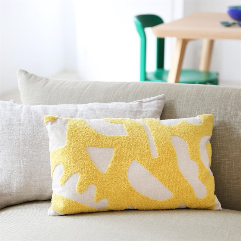 COJÍN - & klevering, Sketch Rectangular Amarillo