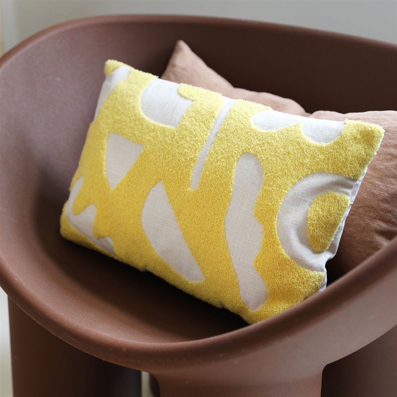 COJÍN - & klevering, Sketch Rectangular Amarillo
