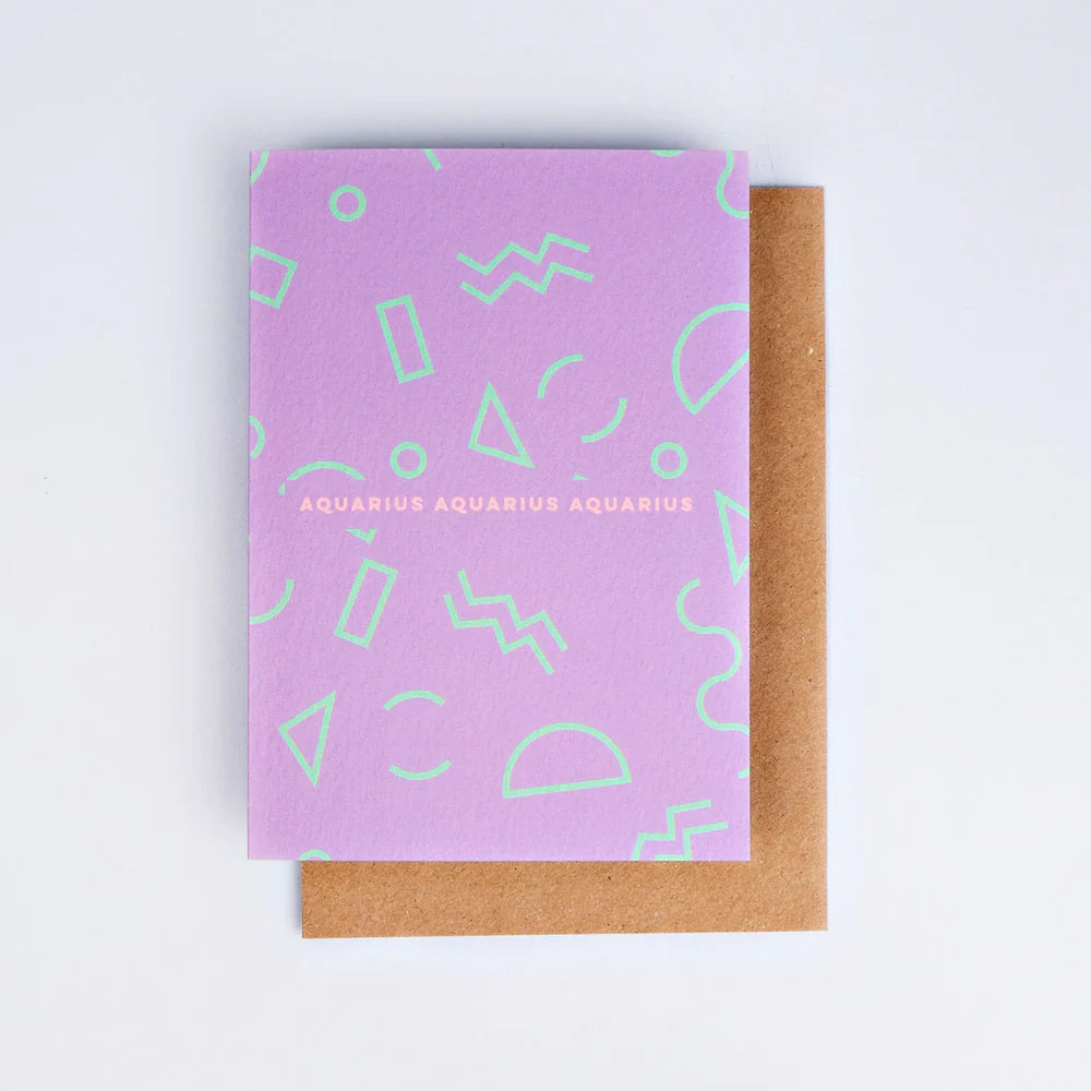 TARJETA FELICITACIÓN - The Completist, Zodiaco