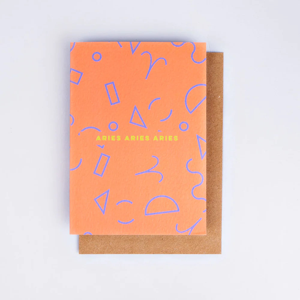 TARJETA FELICITACIÓN - The Completist, Zodiaco