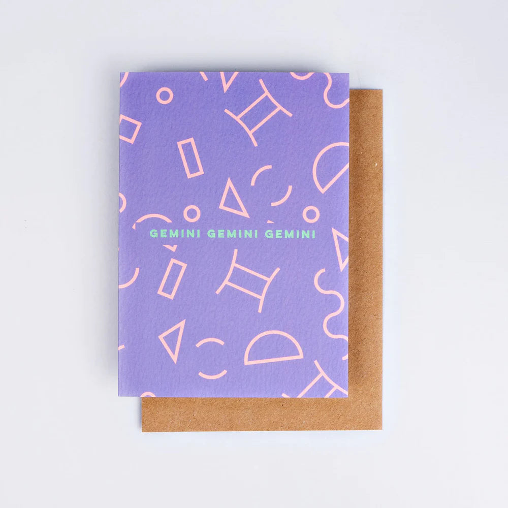 TARJETA FELICITACIÓN - The Completist, Zodiaco