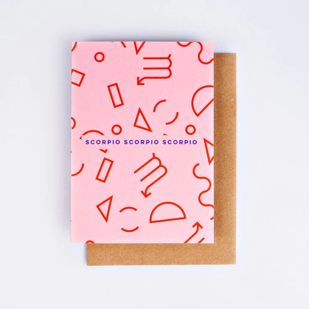 TARJETA FELICITACIÓN - The Completist, Zodiaco