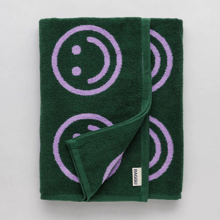 TOALLA BAÑO - Baggu, Lavender Forest Happy