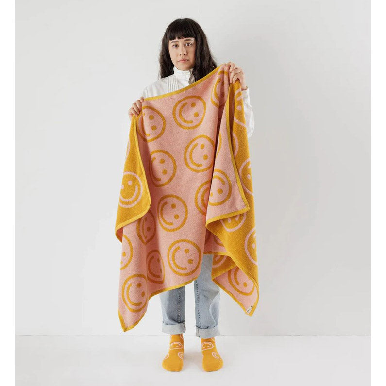 TOALLA BAÑO - Baggu, Marigold Peach Happy