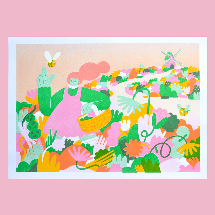 ILUSTRACIÓN - Lauren Morsley, Bee Fields