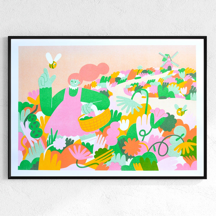 ILUSTRACIÓN - Lauren Morsley, Bee Fields