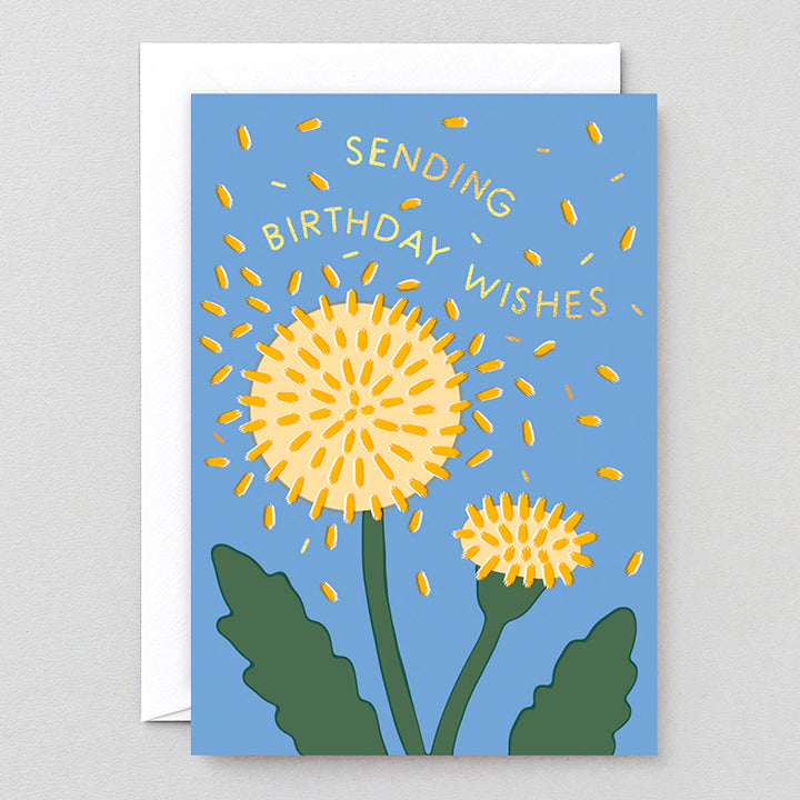 TARJETA FELICITACIÓN - Wrap Magazine, Birthday Wishes Dandelion