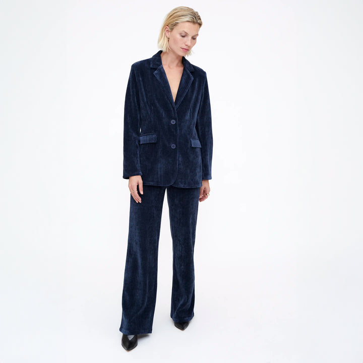BLAZER - Wild Pony,  Pana de terciopelo Navy Blue.