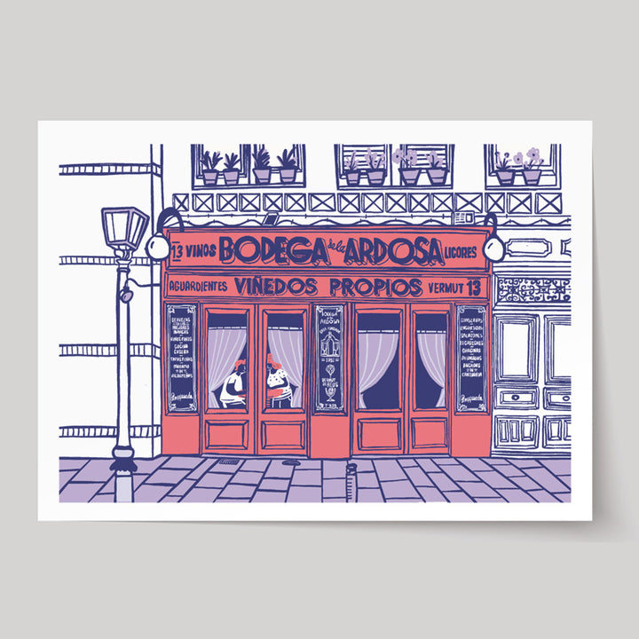 ILUSTRACIÓN - Srta. Poppy, Bodega Ardosa