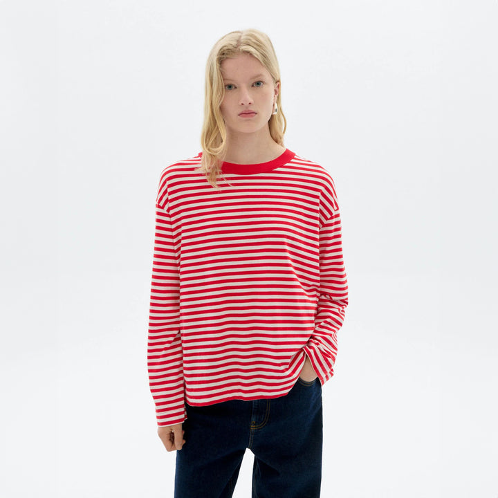 CAMISETA - Thinking Mu, Manga larga rayas Emily R