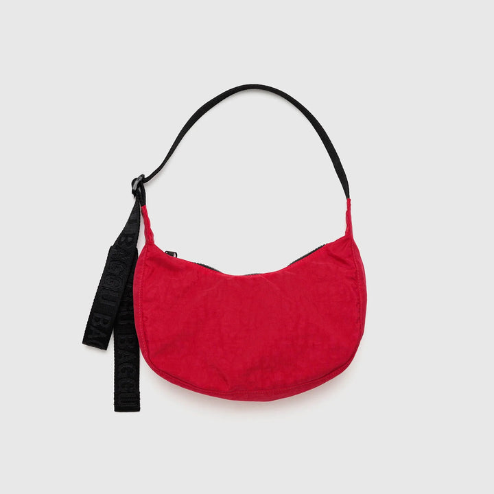 BOLSO - Baggu, Small Crescent Nylon Bag Candy Apple
