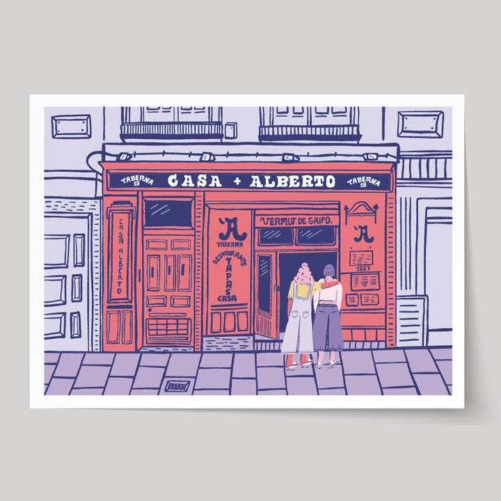 ILUSTRACIÓN - Srta. Poppy, Casa Alberto