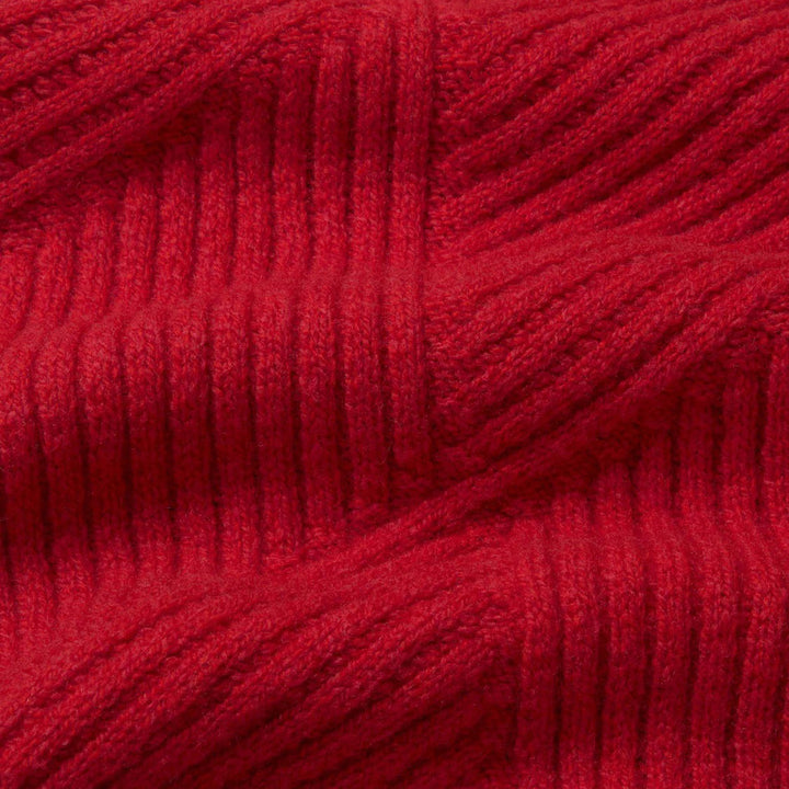 CHALECO - Thinking Mu, Punto lana rojo Kaia