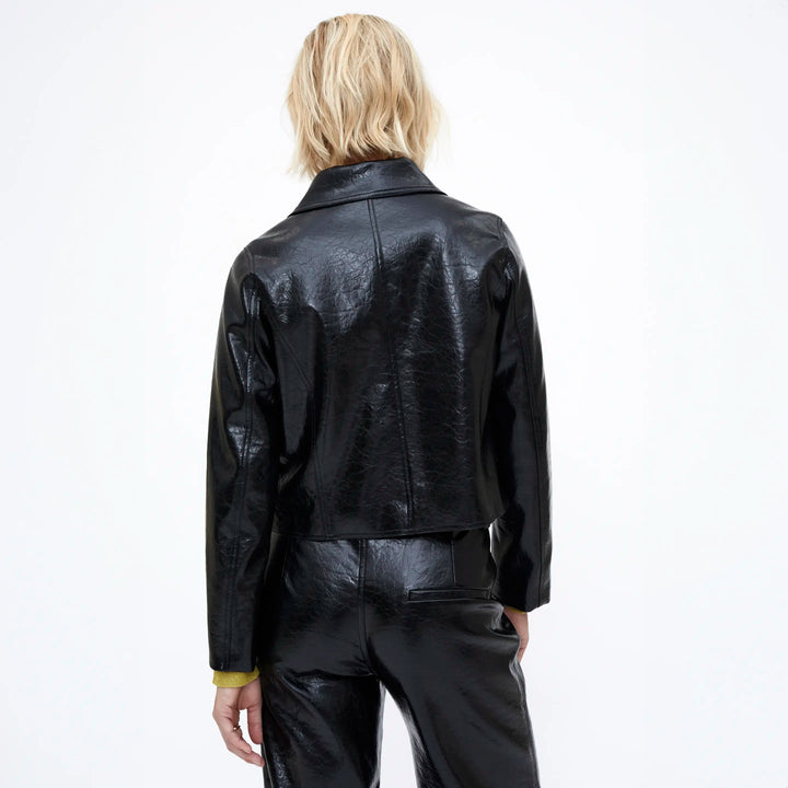 CHAQUETA - Wild Pony,  Cuero sintético negro.