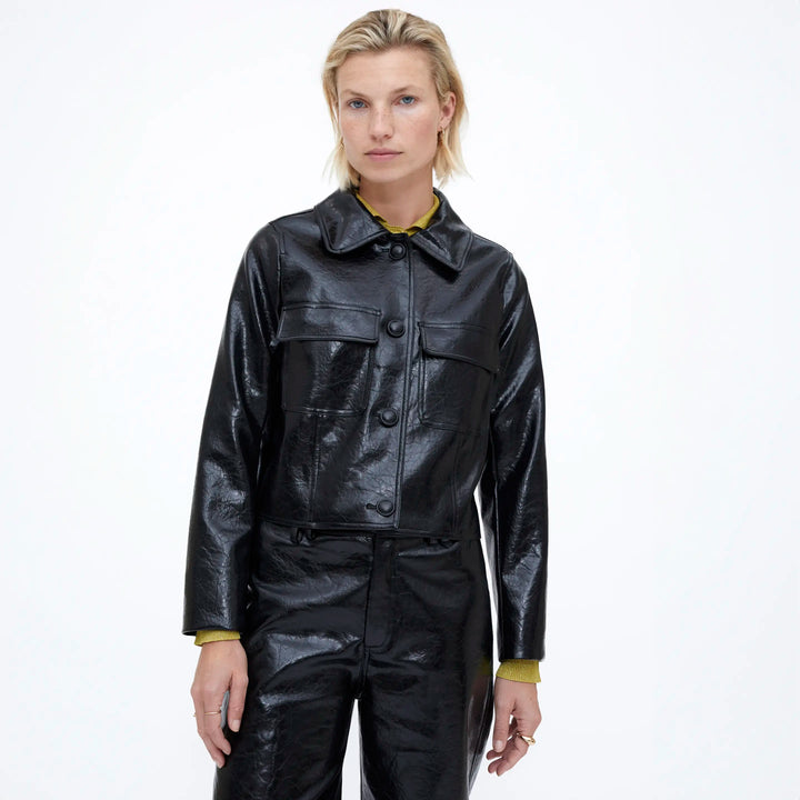 CHAQUETA - Wild Pony,  Cuero sintético negro.