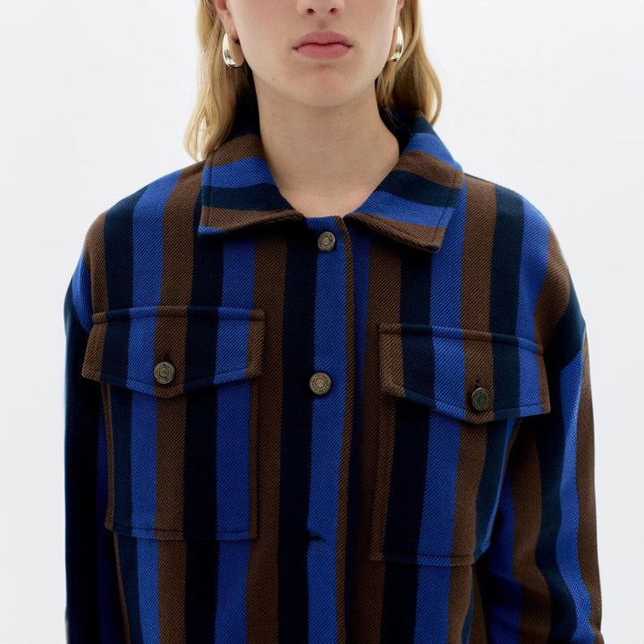 CHAQUETA - Thinking Mu, Frans rayas azul totenham