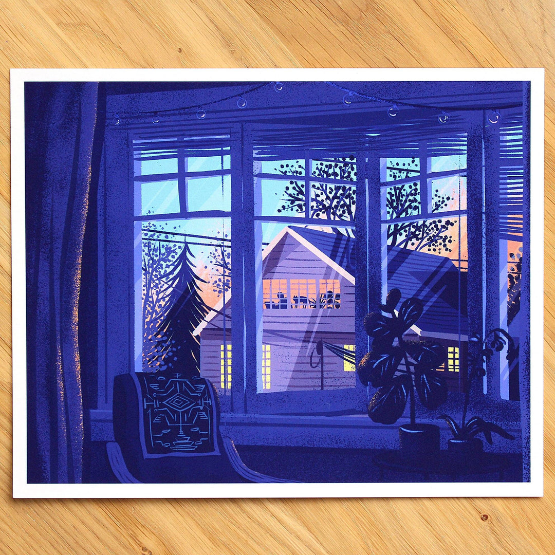 LÁMINA - I never draw, DUSK IN BERKELEY, CALIFORNIA