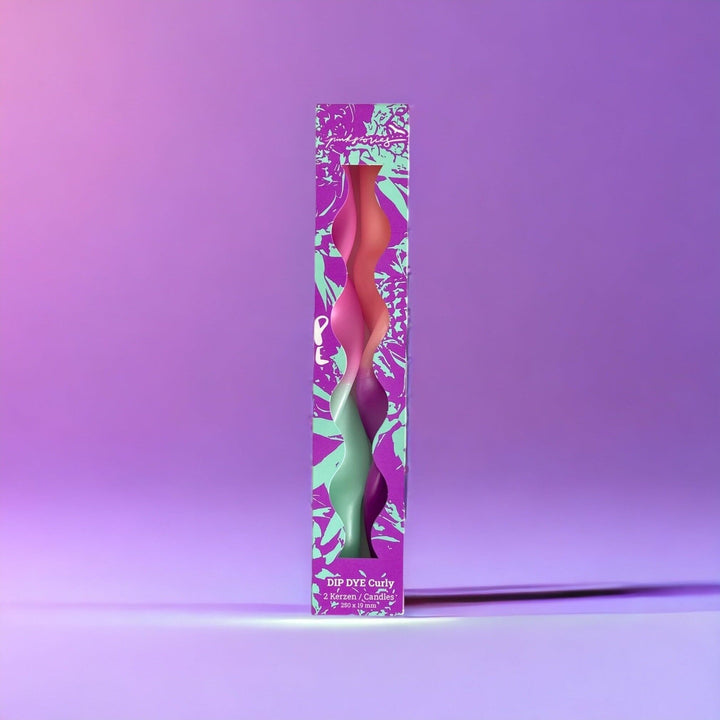 PACK 2 VELAS - Pink Stories, Miami Purple Dip Dye Curly