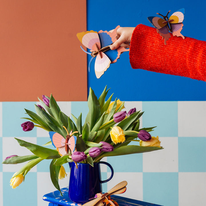 MAQUETA - Studio Roof, Gold Rim Butterflies
