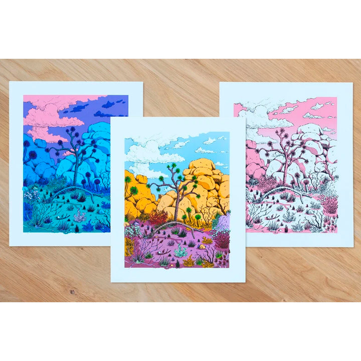 LÁMINA - I never draw, JOSHUA TREE NATIONAL PARK NPS DAY