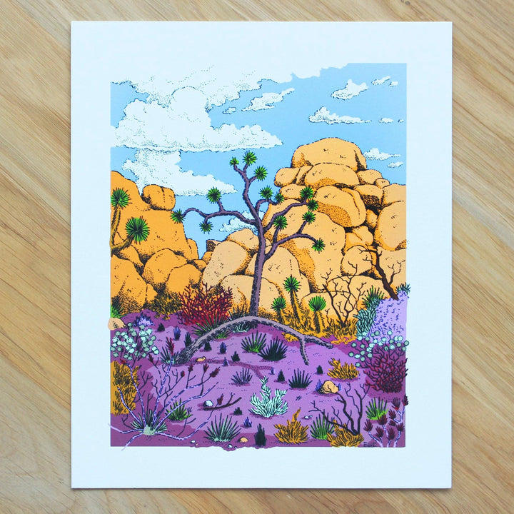 LÁMINA - I never draw, JOSHUA TREE NATIONAL PARK NPS DAY