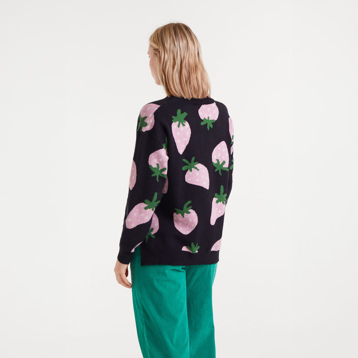 JERSEY - Compañía Fantástica, Punto jacquard Morango