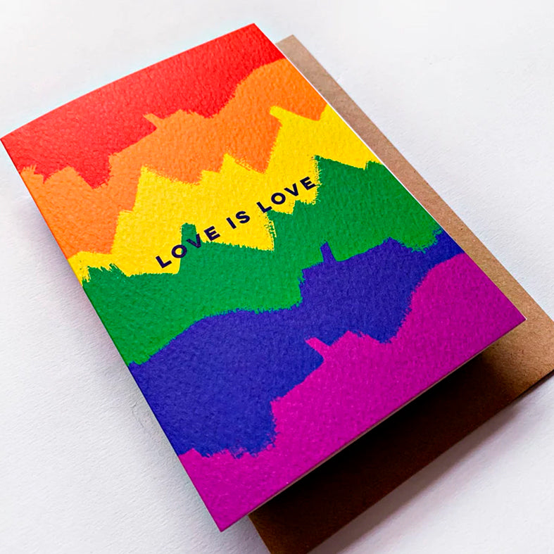 TARJETA FELICITACIÓN - The Completist, Love is love