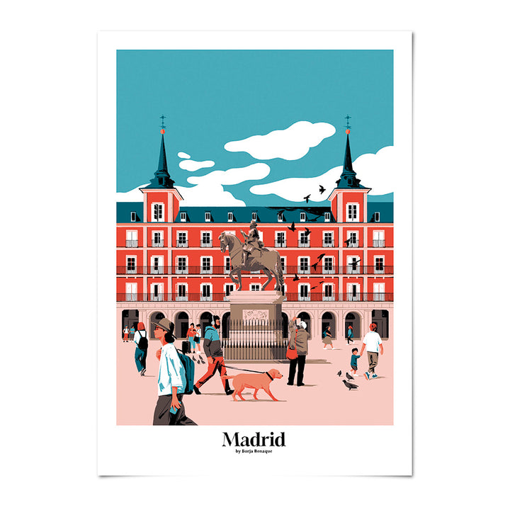ILUSTRACIÓN - Borja Bonaque, Plaza Mayor