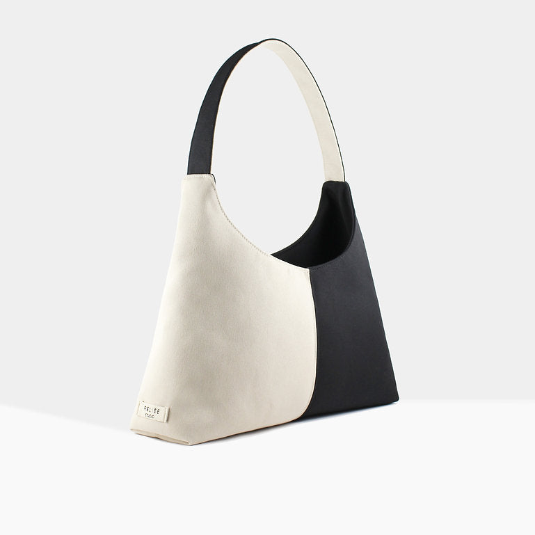 BOLSO - Reliée, Maxi Bea Blanco y Negro