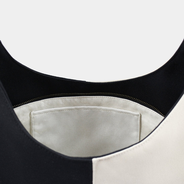 BOLSO - Reliée, Maxi Bea Blanco y Negro