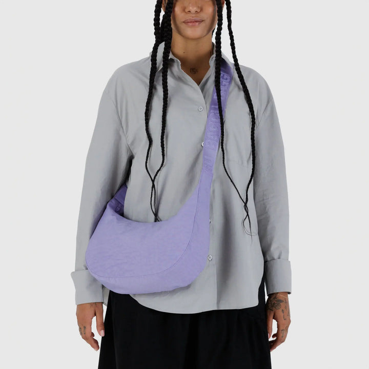BOLSO - Baggu, Medium Nylon Crescent Bag Wisteria