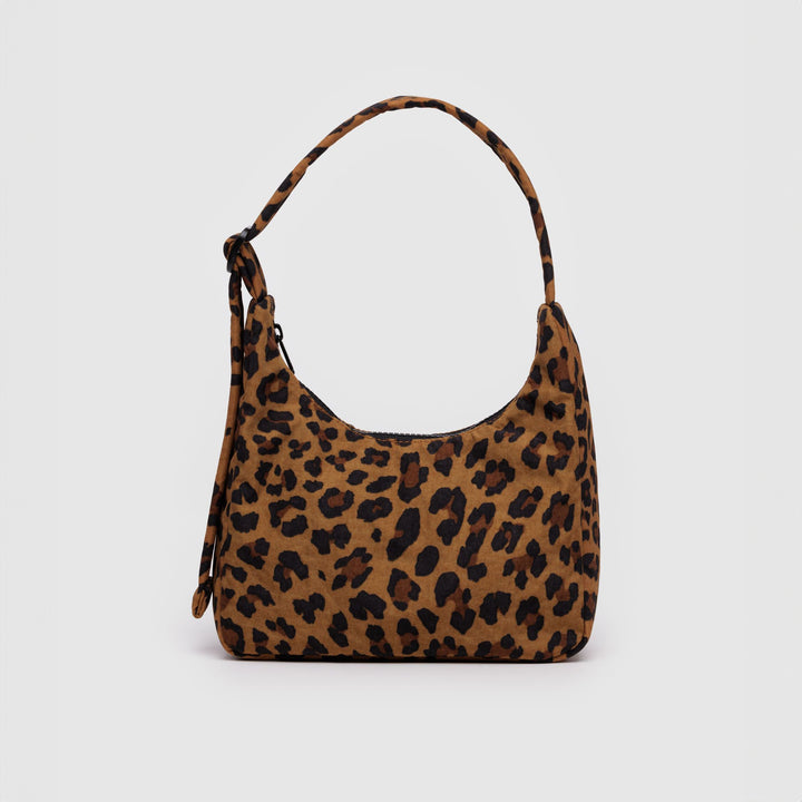 BOLSO - Baggu, Mini Nylon Shoulder Bag Leopard