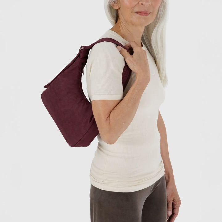 BOLSO - Baggu, Mini Nylon Shoulder Bag Mahogany