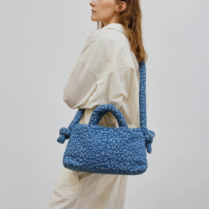 BOLSO - Ölend, Mini Ona Leopard Denim