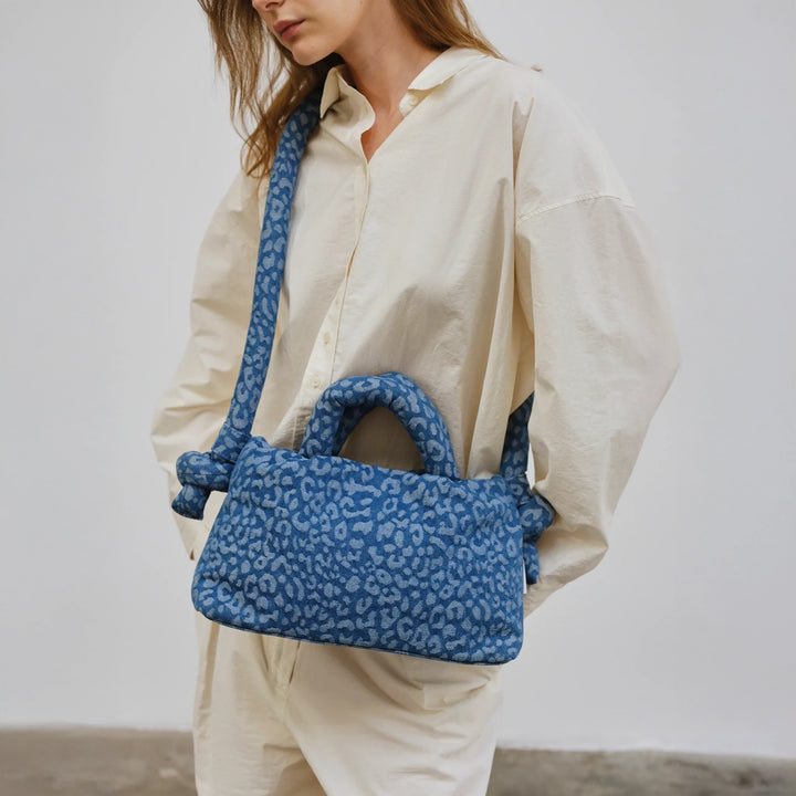 BOLSO - Ölend, Mini Ona Leopard Denim