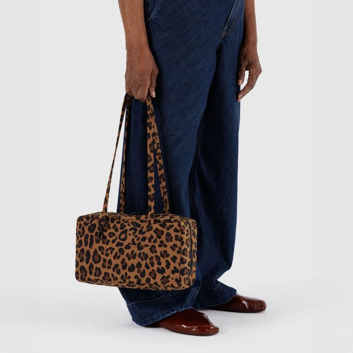 BOLSO - Baggu, Leopard Nylon Bowler Bag