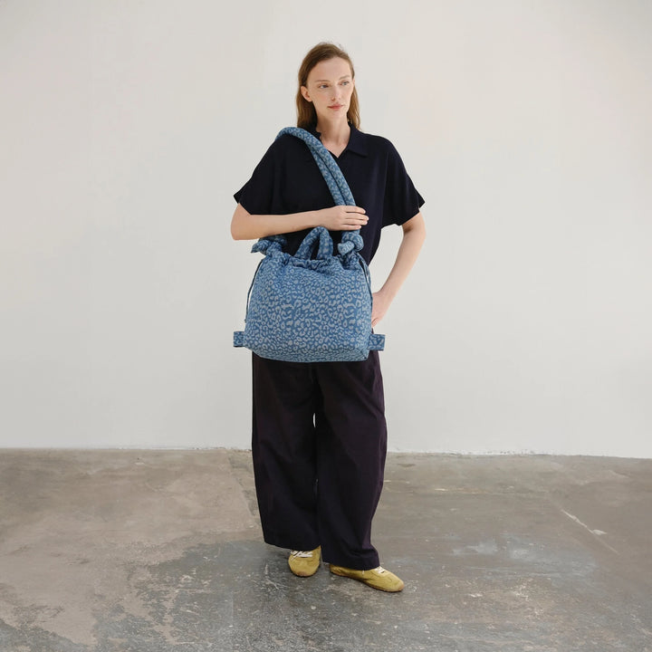 BOLSO - Ölend, Ona Soft Bag Leopard Denim