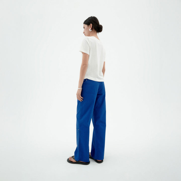 PANTALÓN - Thinking Mu, Perle Azul Indigo