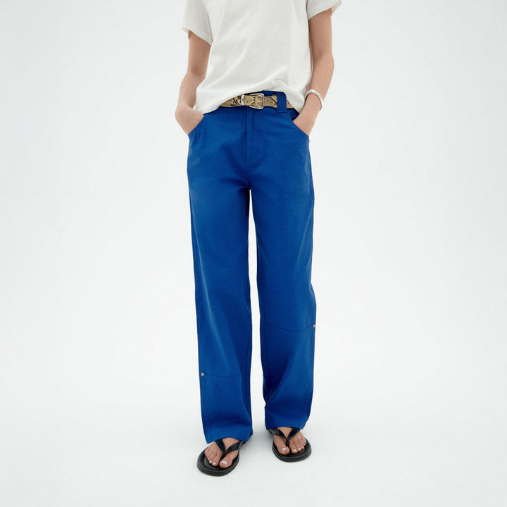 PANTALÓN - Thinking Mu, Perle Azul Indigo