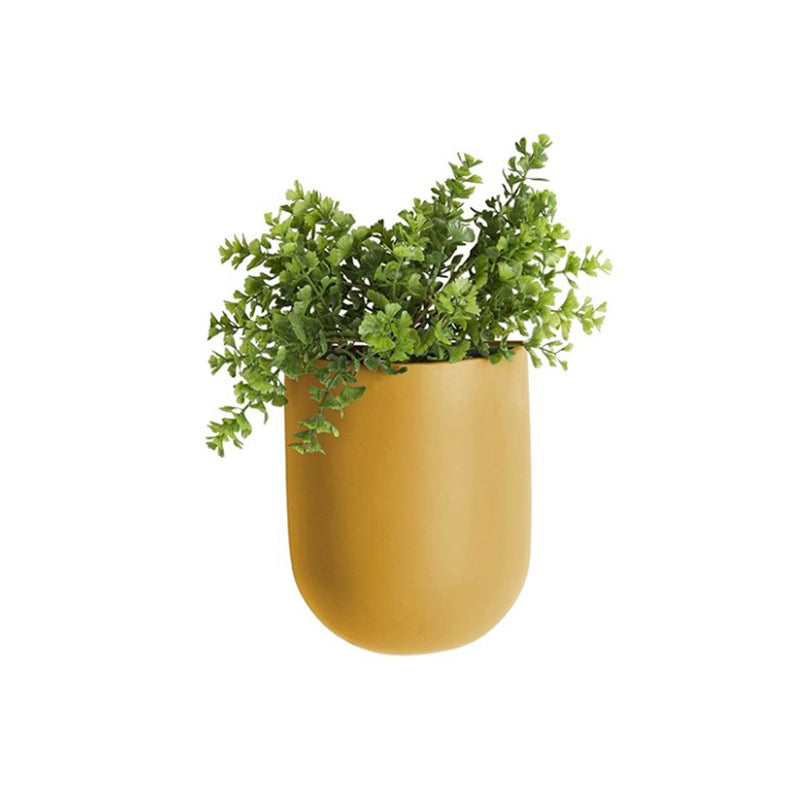 MACETERO PARED - Present Time, Oval mostaza