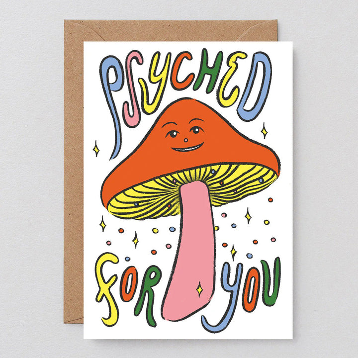 TARJETA FELICITACIÓN - Wrap Magazine, Psyched For You
