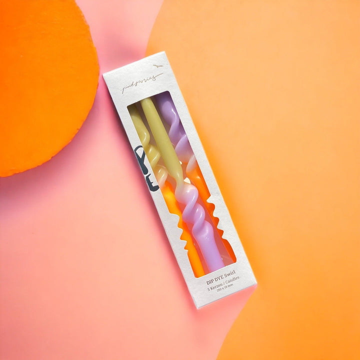 SET 3 VELAS - Pink Stories, Starless Whisper Dip Dye Swirl