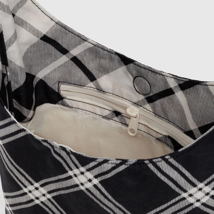 BOLSO - Baggu, Small Nylon Sling Bag Mixed Plaid