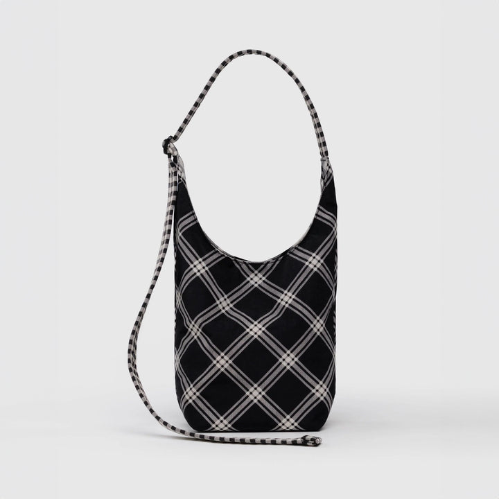 BOLSO - Baggu, Small Nylon Sling Bag Mixed Plaid