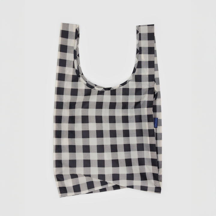 TOTE BAG - Baggu, Black & White Big Check