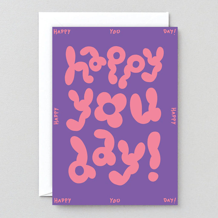 TARJETA FELICITACIÓN - Wrap Magazine, Happy You Day